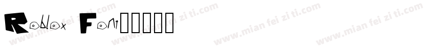 Roblox Font字体转换